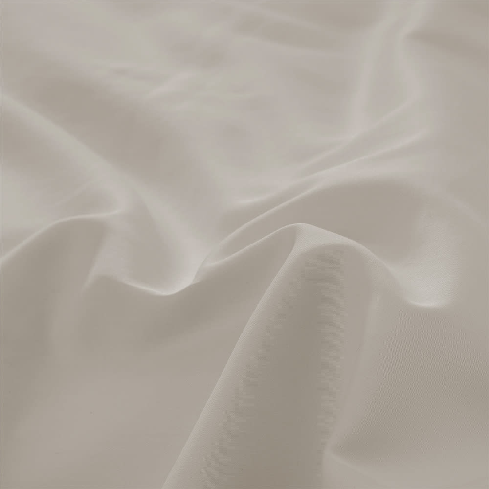 Juego de sábanas satén algodón egipcio 400 beige 250x260 Cama 160 - Maisons du Monde