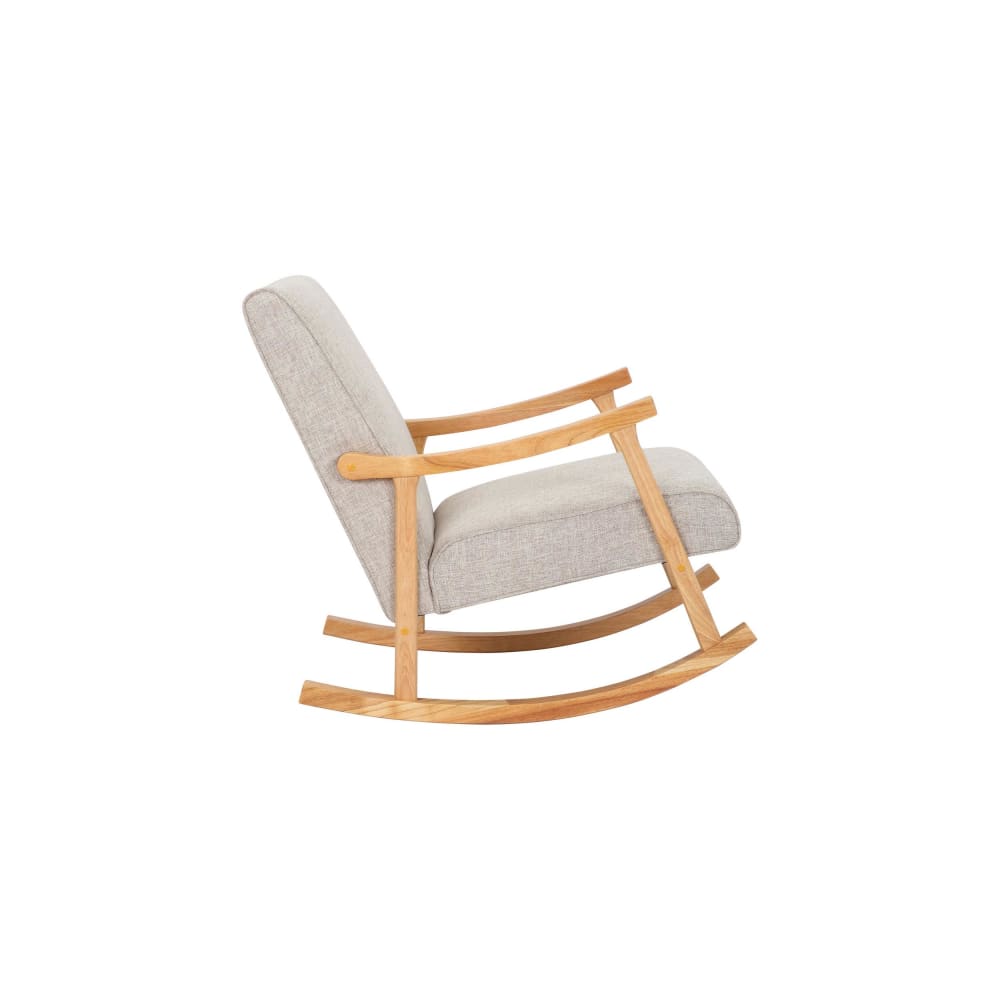Sedia a dondolo in Tessuto Colore crema - CLP