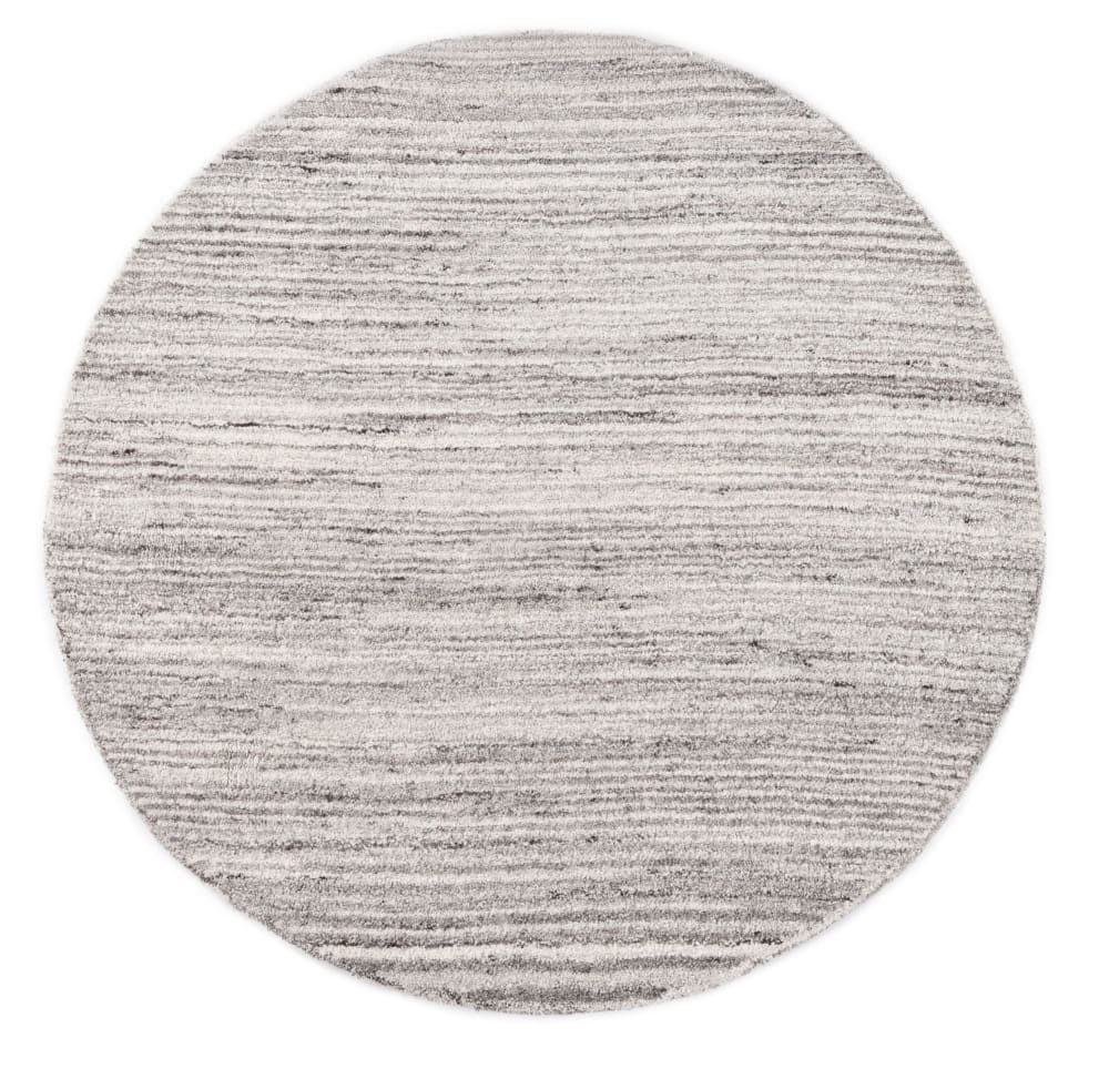 THEKO Berber-Teppich aus natürlicher Wolle - Grau 240x240 cm Grau Wolle