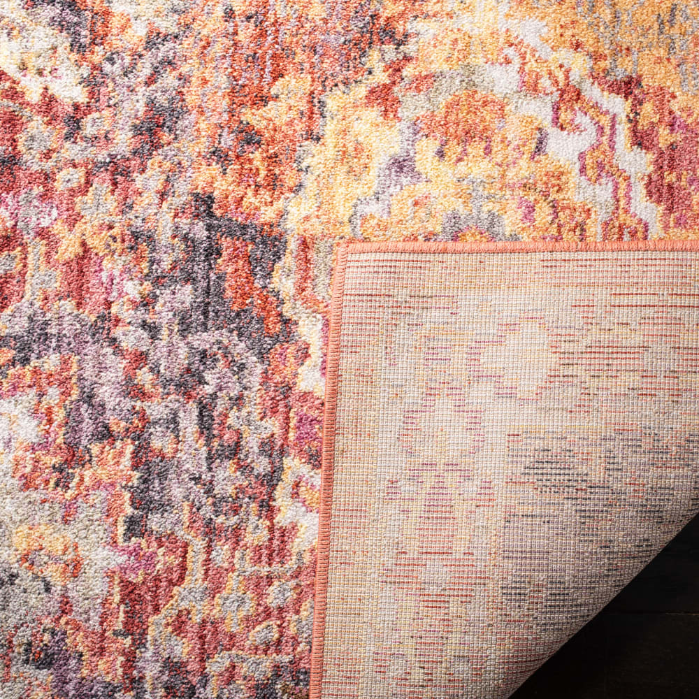 Tapis de transition en polyester orange/violet, 155 x 229 cm — vue 4