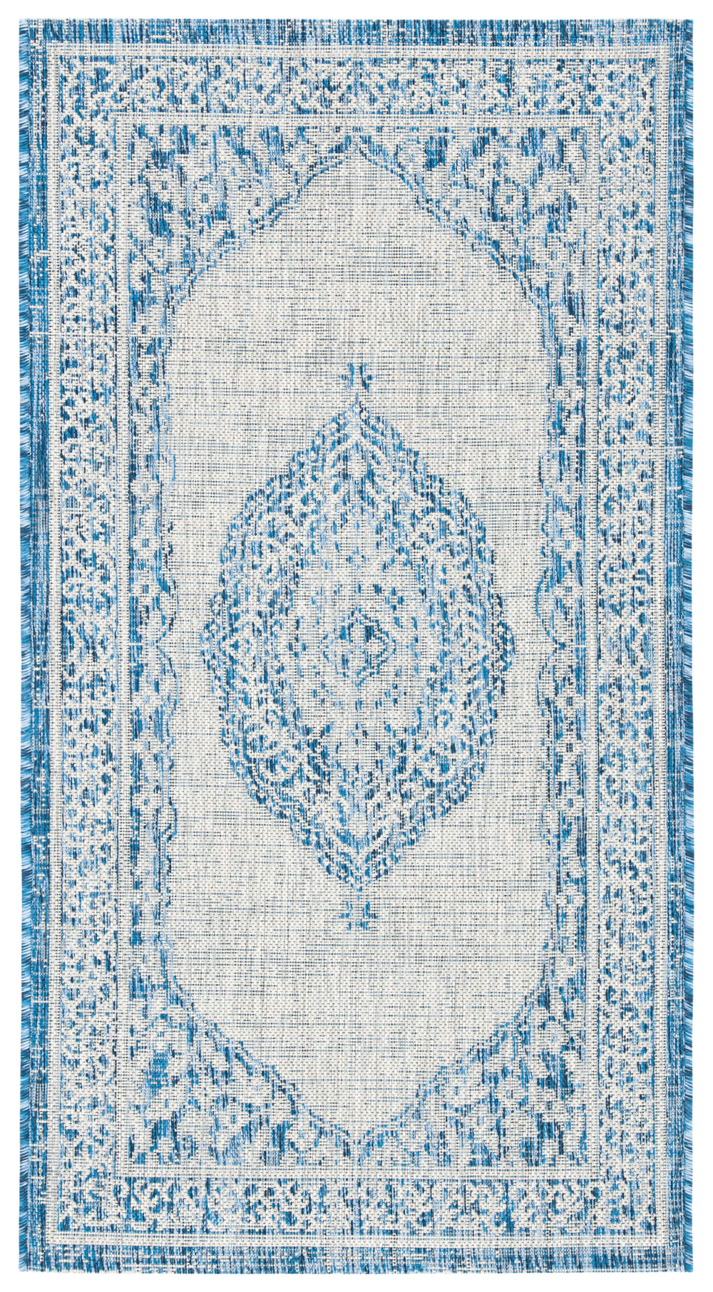 Tapis bleu 122 x 170 cm