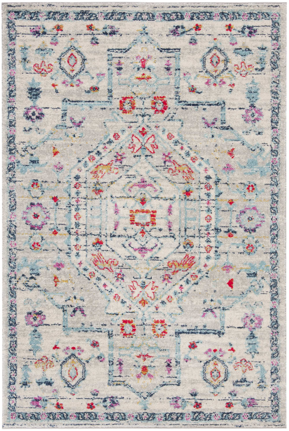 tapis gris 122 x 183