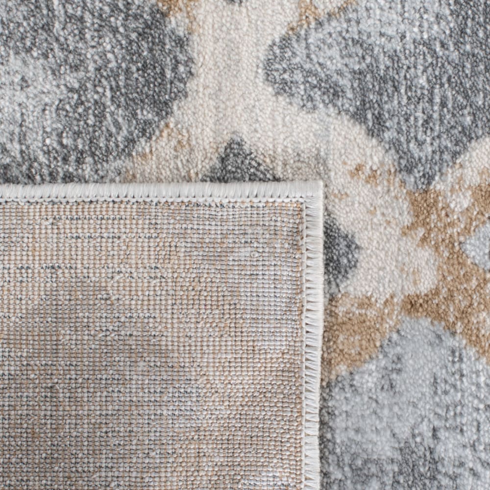 Tapis de transition en polypropylène argent/blanc, 66 x 213 cm — vue 4