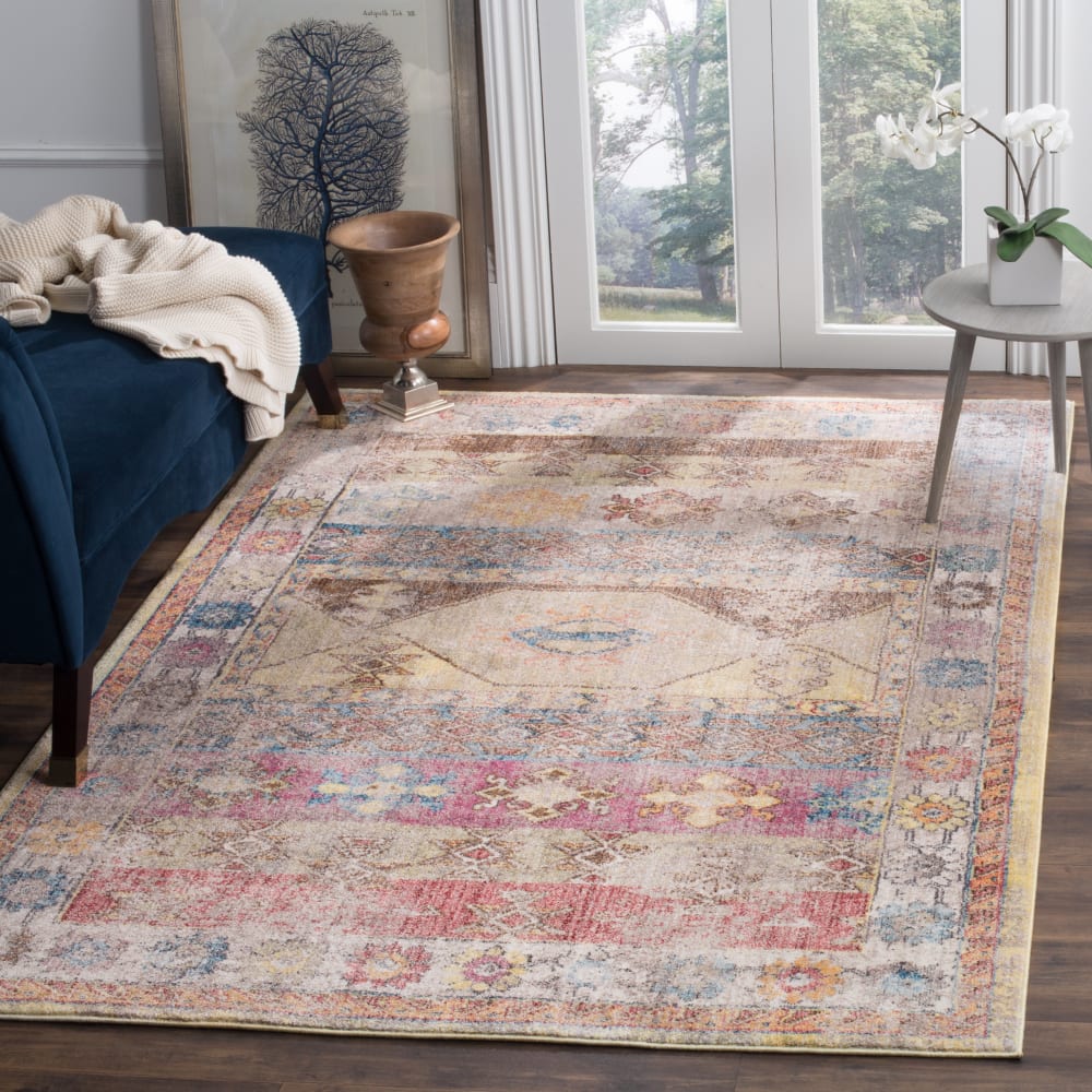 Tapis de transition en polyester multicolore, 122 x 183 cm — vue 3