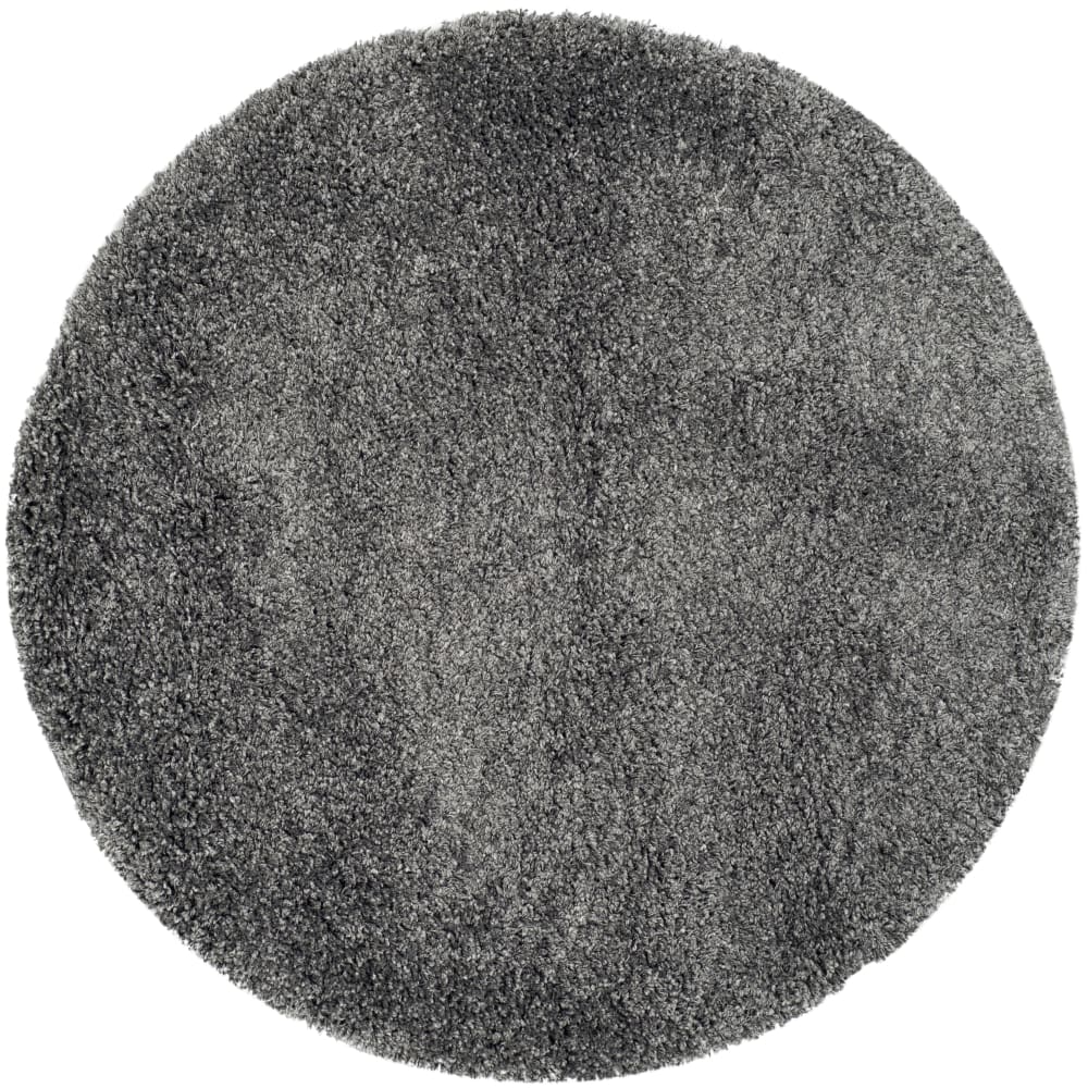 Tapis en polypropylène gris, 122 cm