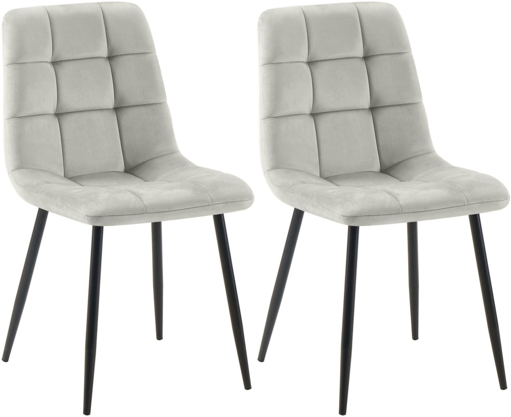 Lot 2 chaises avec pieds - assise