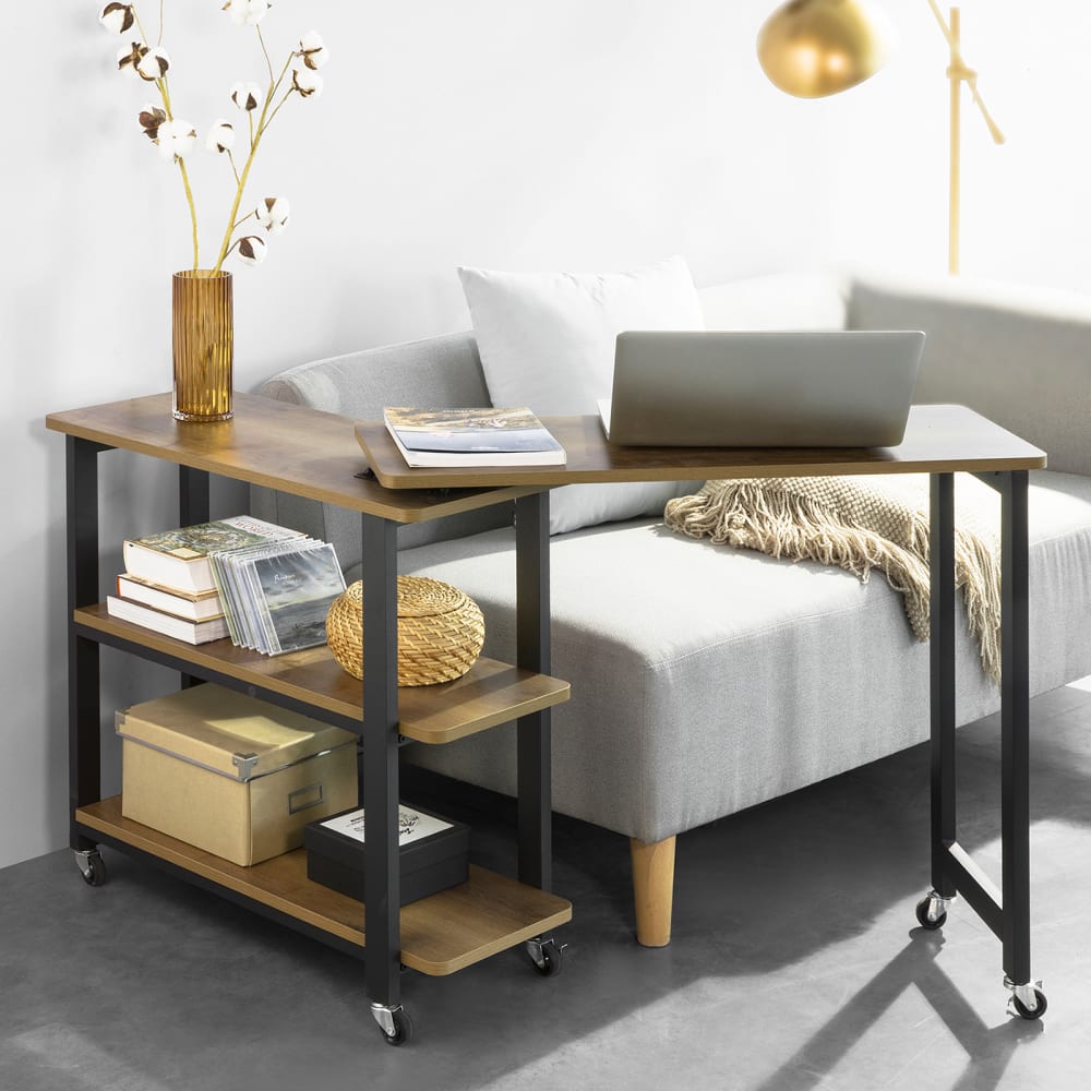 Table d'appoint Rotative en panneaux de particules