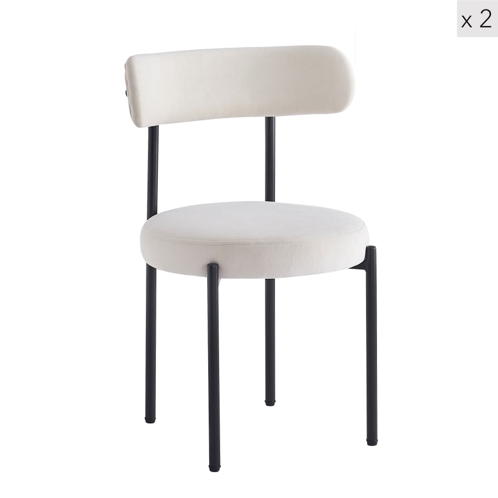 Lot 2 chaises salle - scandinaves