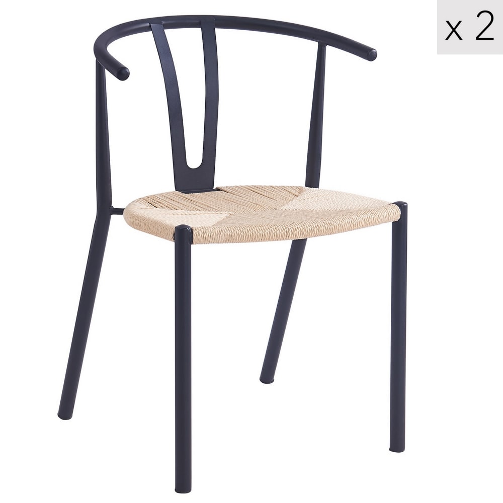 Lot 2 chaises salle