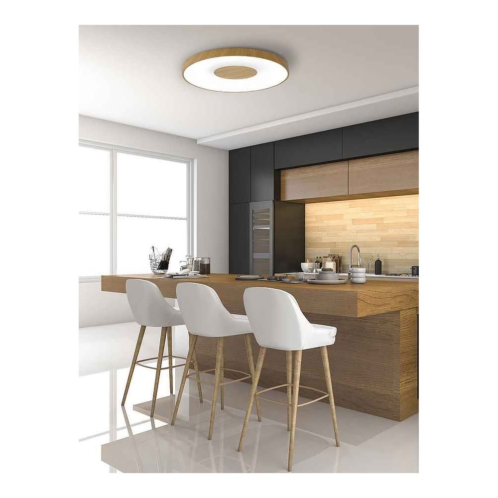 Plafonnier design en plastique noir — vue 4