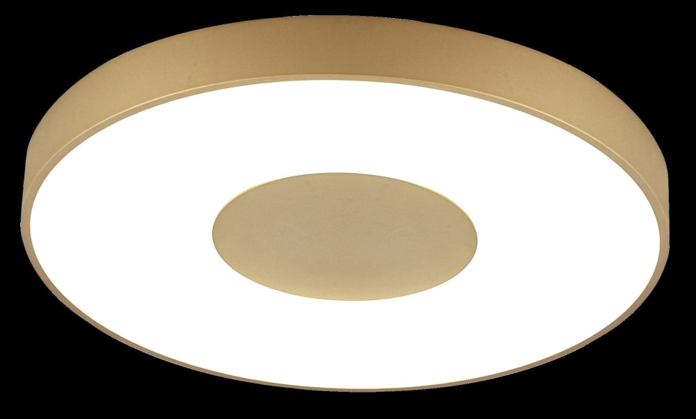Plafonnier design en plastique doré — vue 3