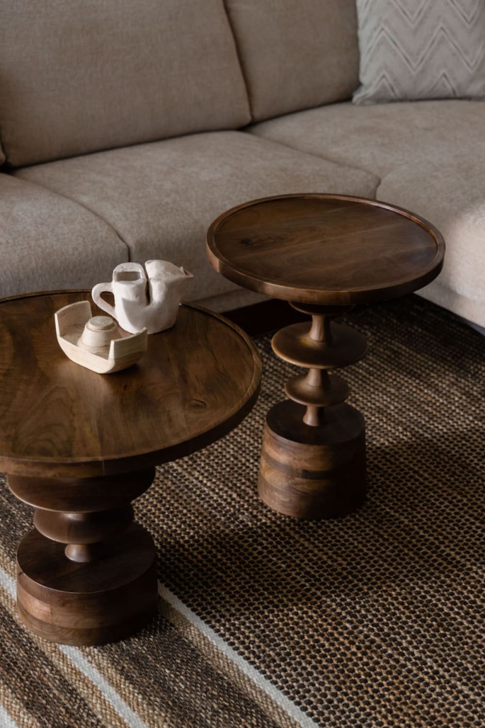 Table basse en bois de manguier couleur noyer - Maisons du Monde