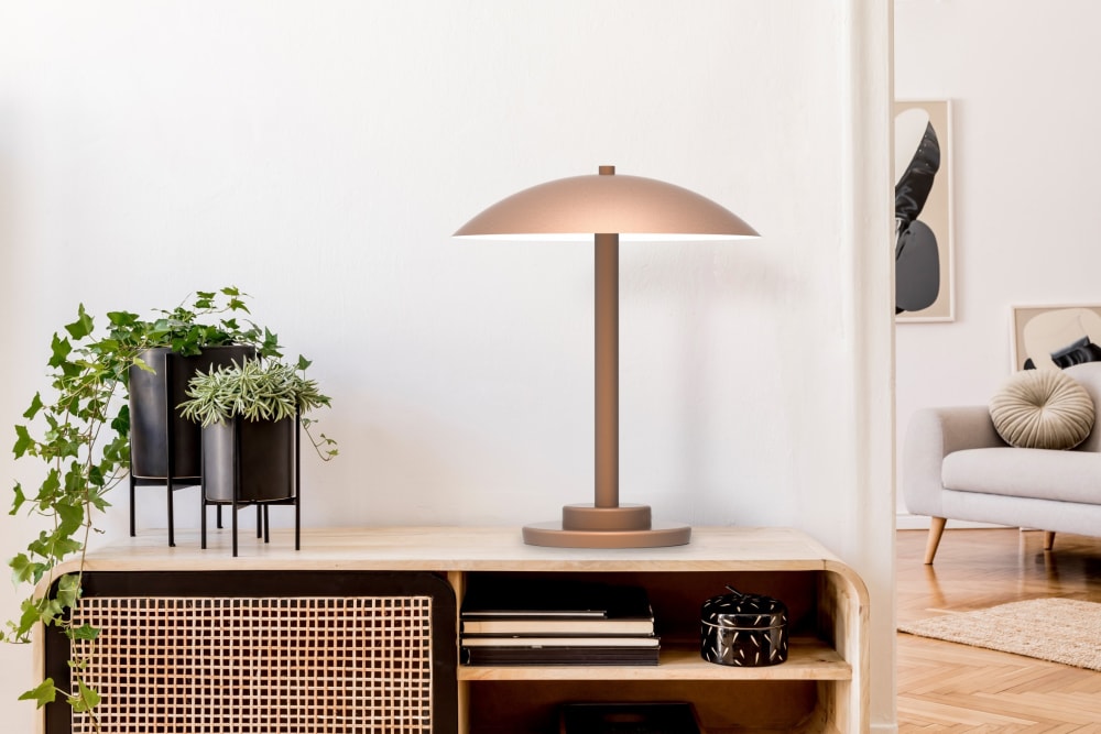Lampe design en métal cuivré - Maisons du Monde