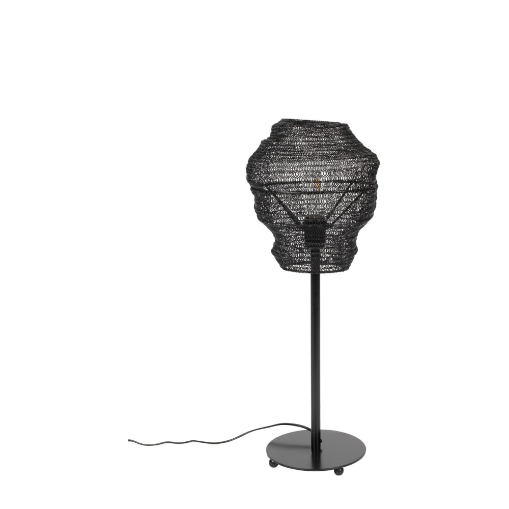 Lampe à poser en métal noir