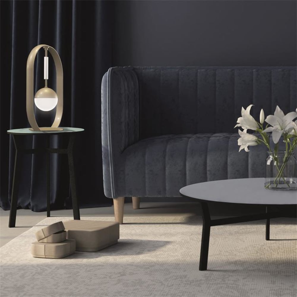 Lampe à poser métal h44cm doré — vue 4