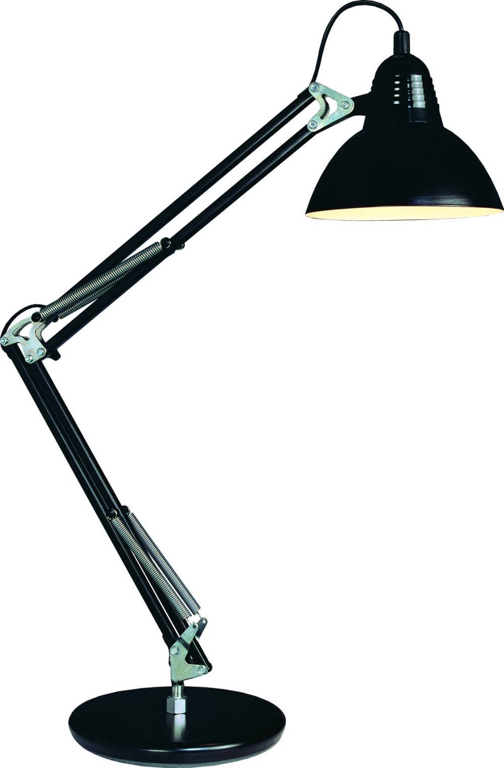 Lampe design en métal noir