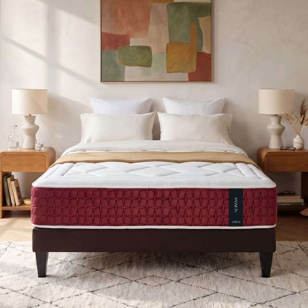 Matelas ressorts mémoire h32 180x200 - Maisons du Monde
