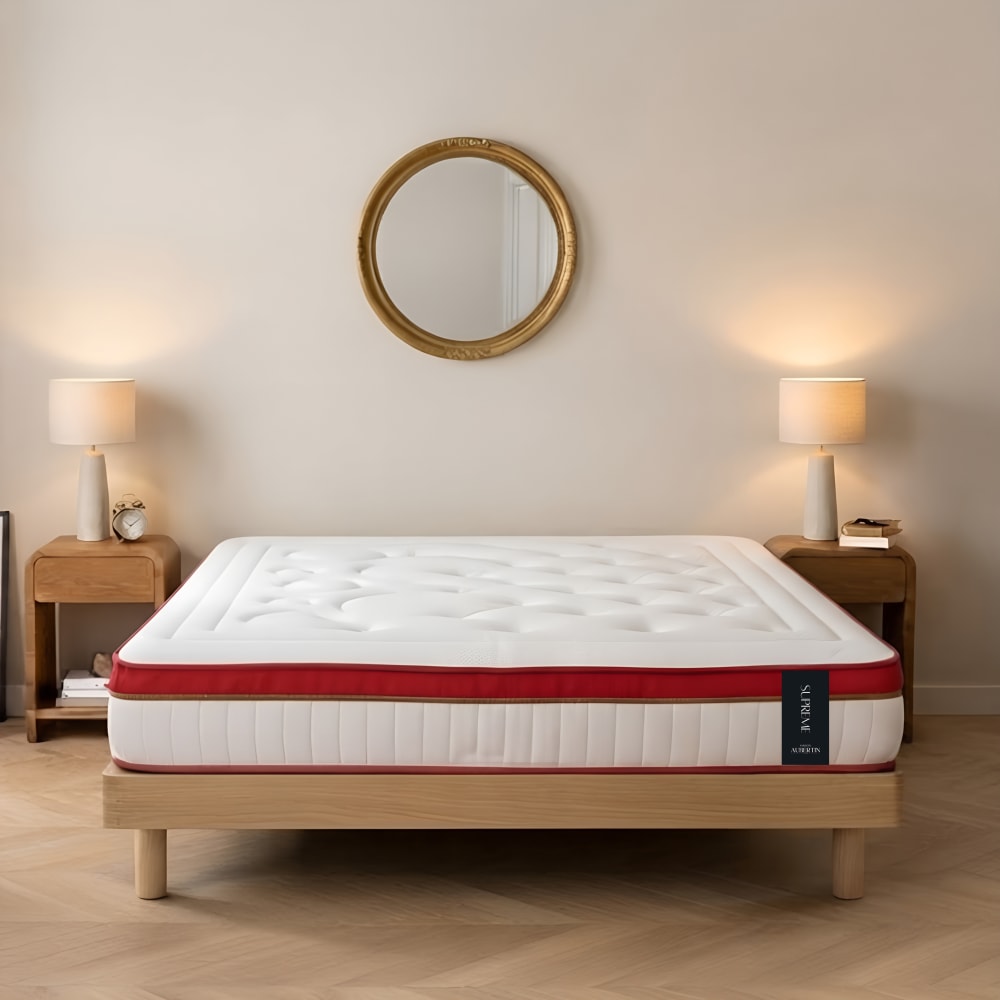 Ensemble matelas mémoire h24 sommier 160x200 - Maisons du Monde