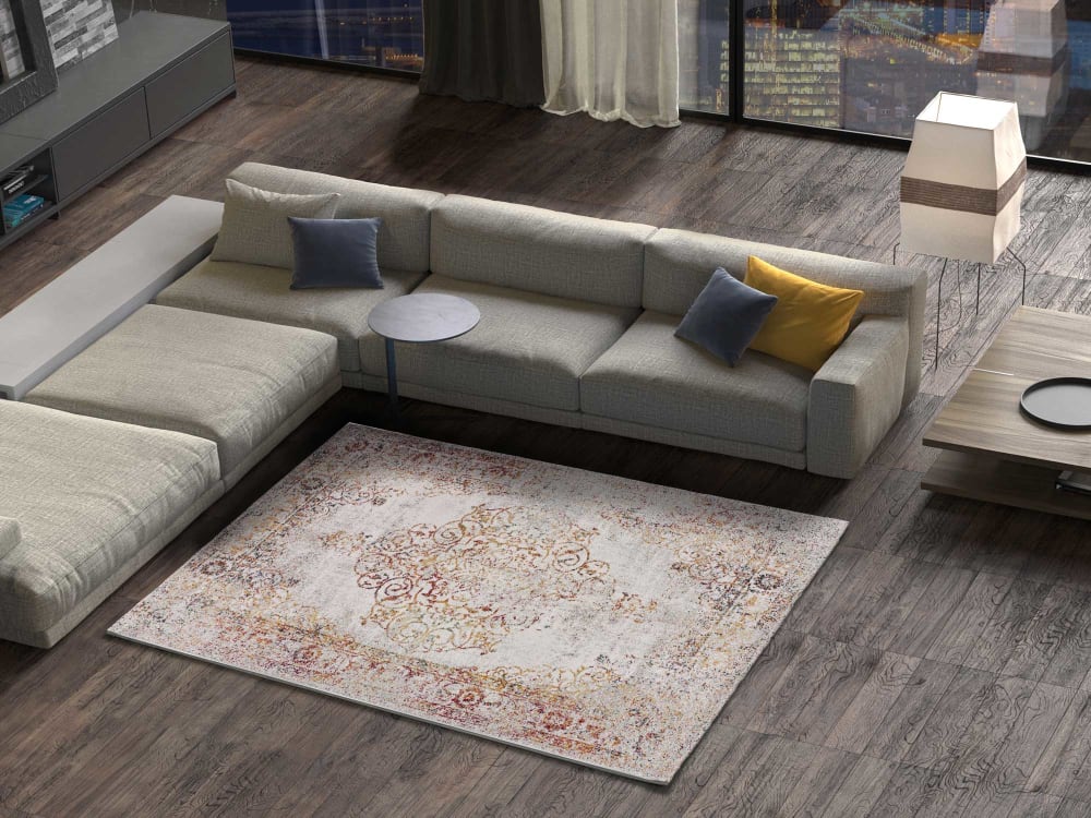 Alfombra vintage multicolor 133x190 cm - Maisons du Monde