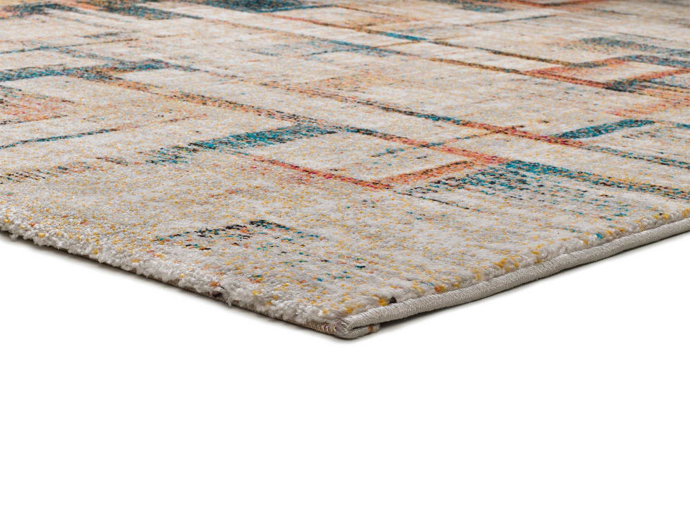 Tapis abstrait multicolore 160x230 cm — vue 4