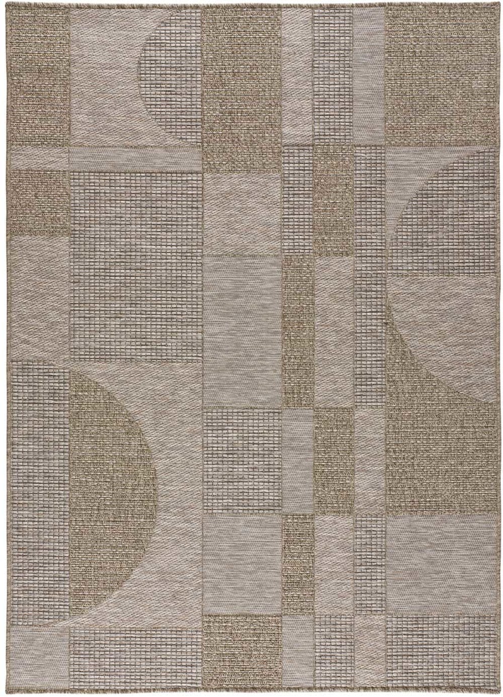 Tapis d'extérieur beige/taupe 126x190 cm - Maisons du Monde