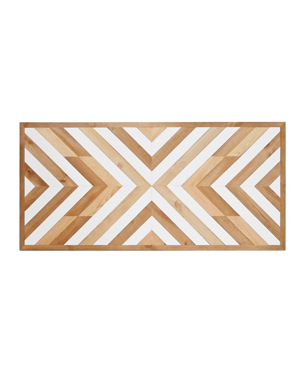 Tête de lit en bois de pin ethnique 165x80cm