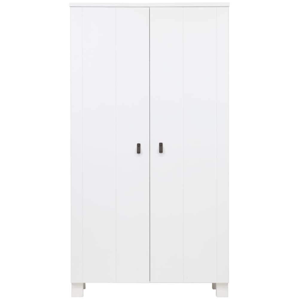 Armario de 2 puertas en madera blanca