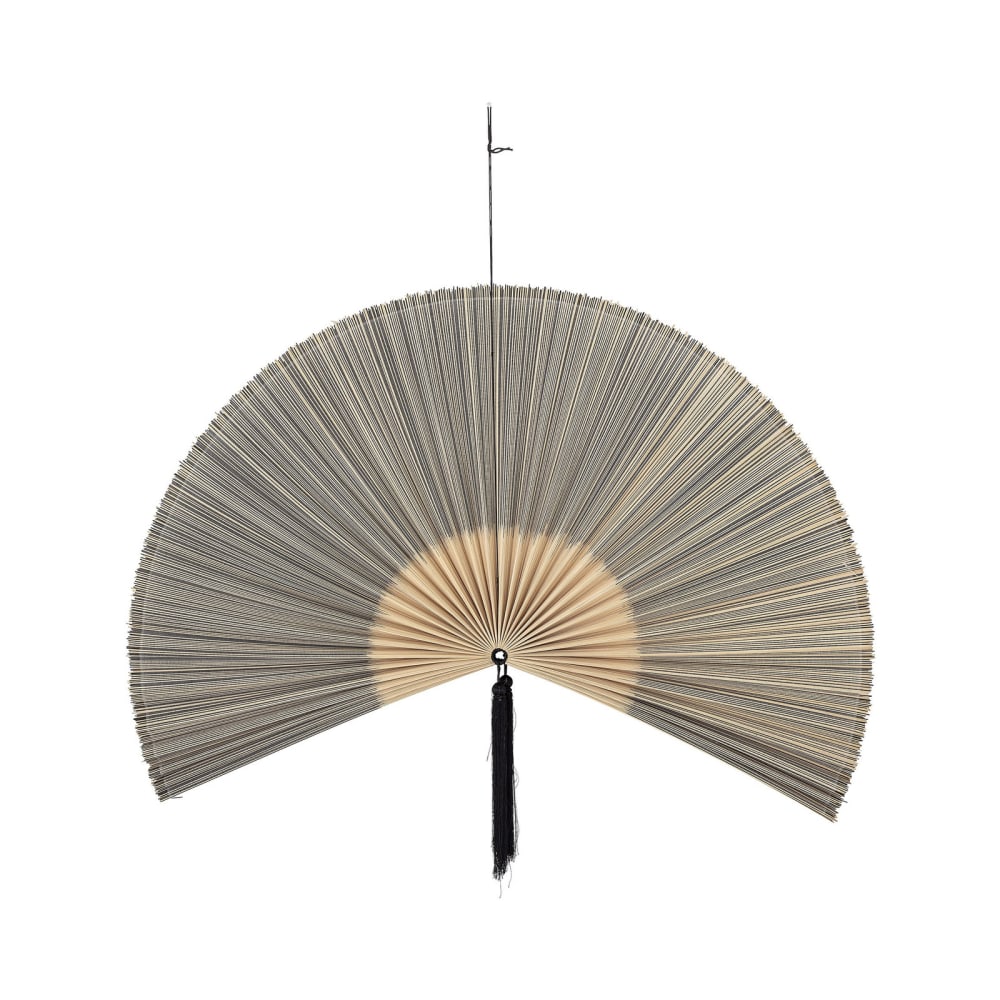 Décoration murale en bambou noire h72 — Beyit