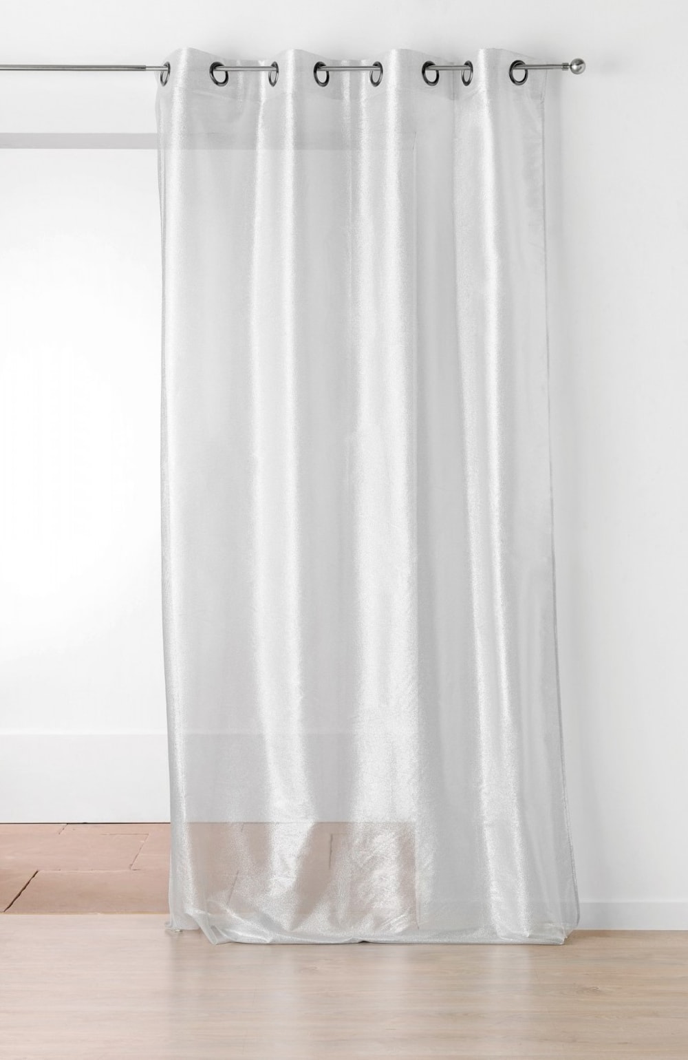 Voilage design argenté 150x240cm