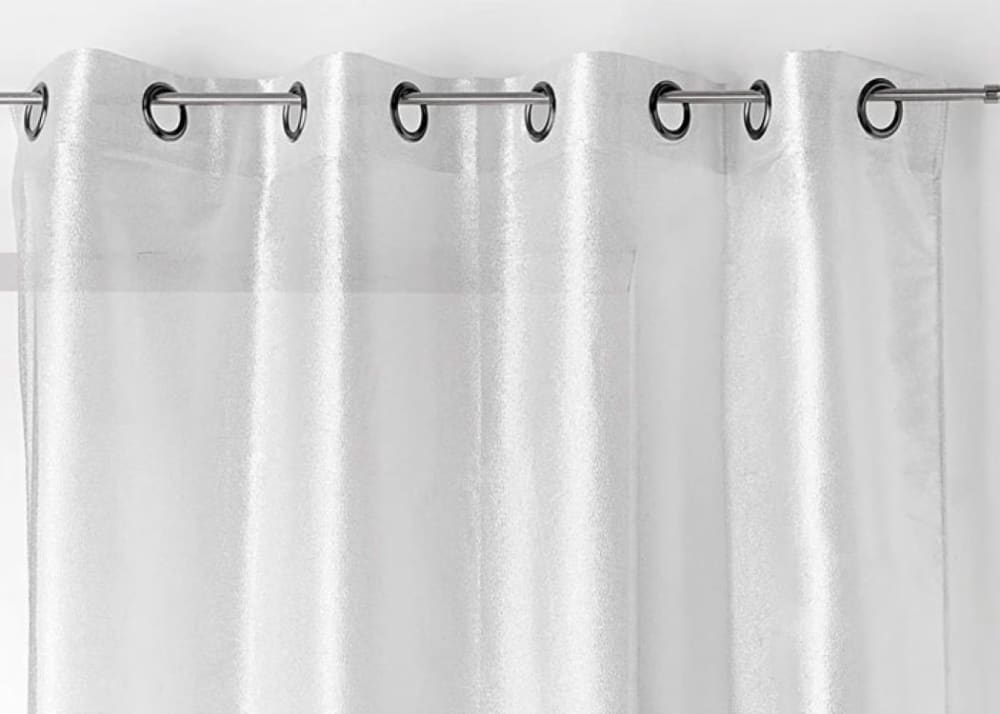 Voilage design argenté 150x240cm - Maisons du Monde