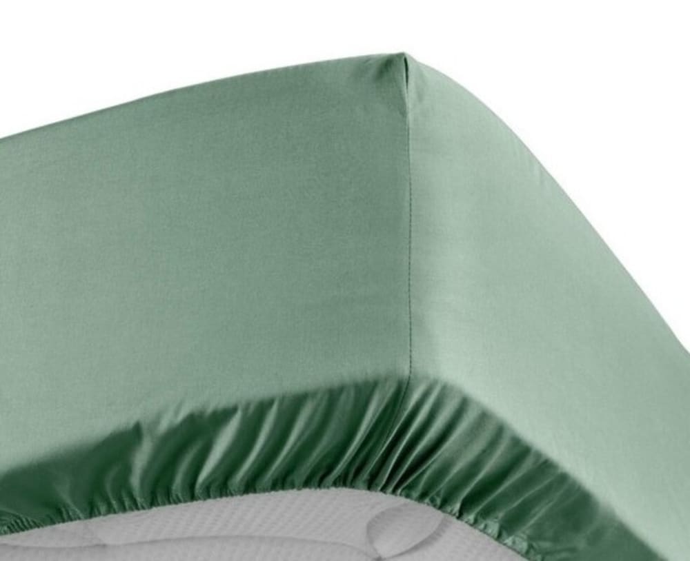 Drap housse 2 personnes 160x200cm Tilleul