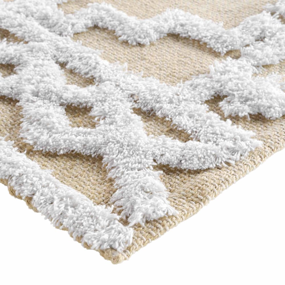 Tapis tufté en jute Medine 120x170 - Maisons du Monde