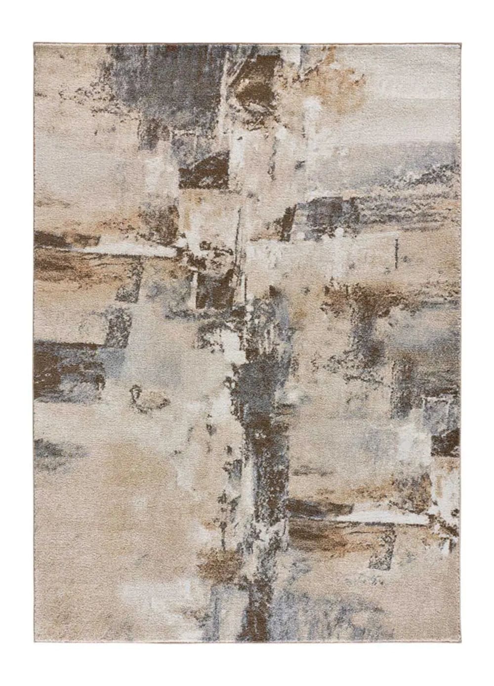 Tapis abstrait beige 140x200 cm - Maisons du Monde