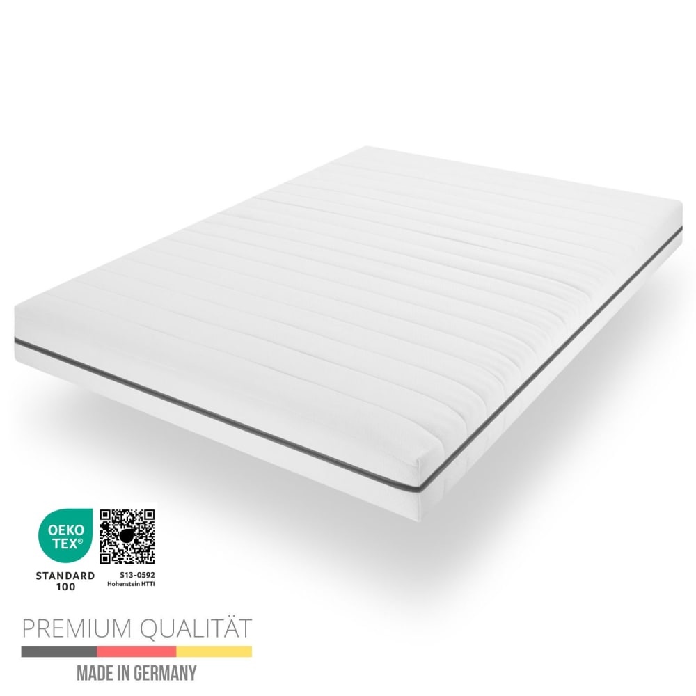 Matelas ergonomique mi-ferme en mousse froide à 7 zones 80x190 cm - Maisons du Monde