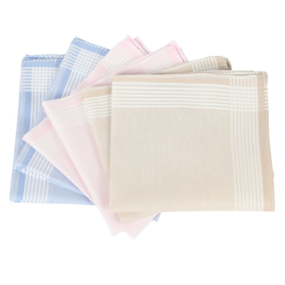 Lot de 6 mouchoirs en coton multicolore - Maisons du Monde