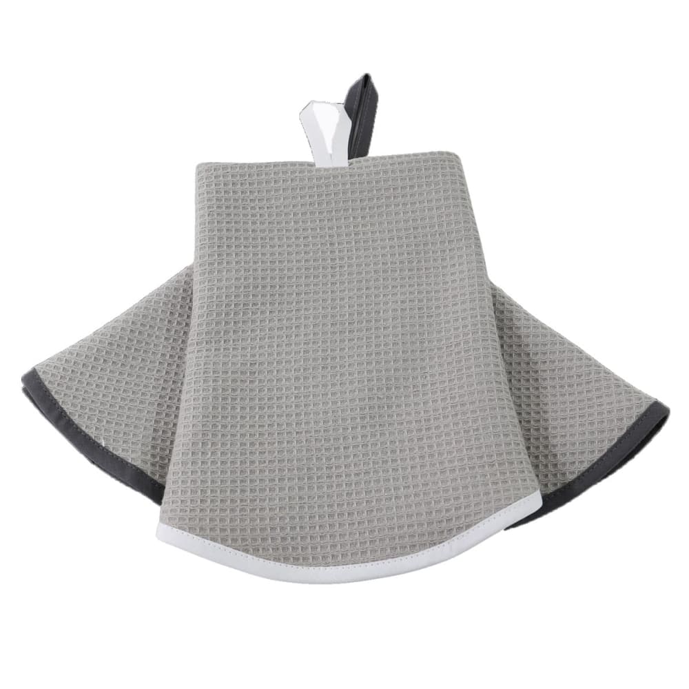 Lot de 2 essuies mains en coton gris clair