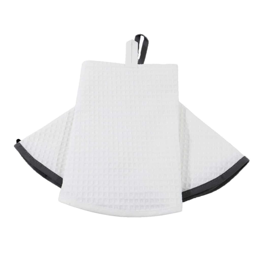 Lot de 2 essuies mains en coton blanc