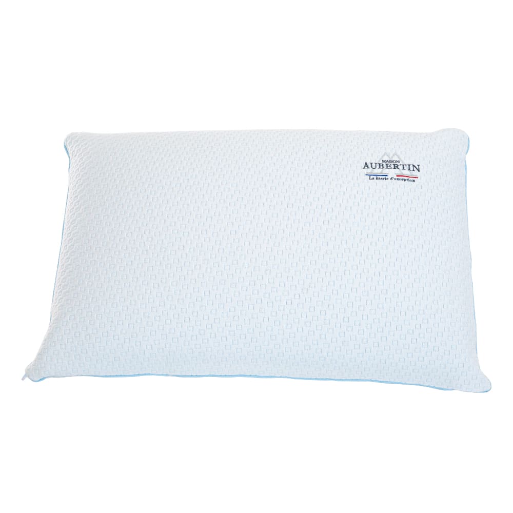 Maison Aubertin Oreiller mémoire 60x40 Blanc Certifié Oeko-Tex Viscose