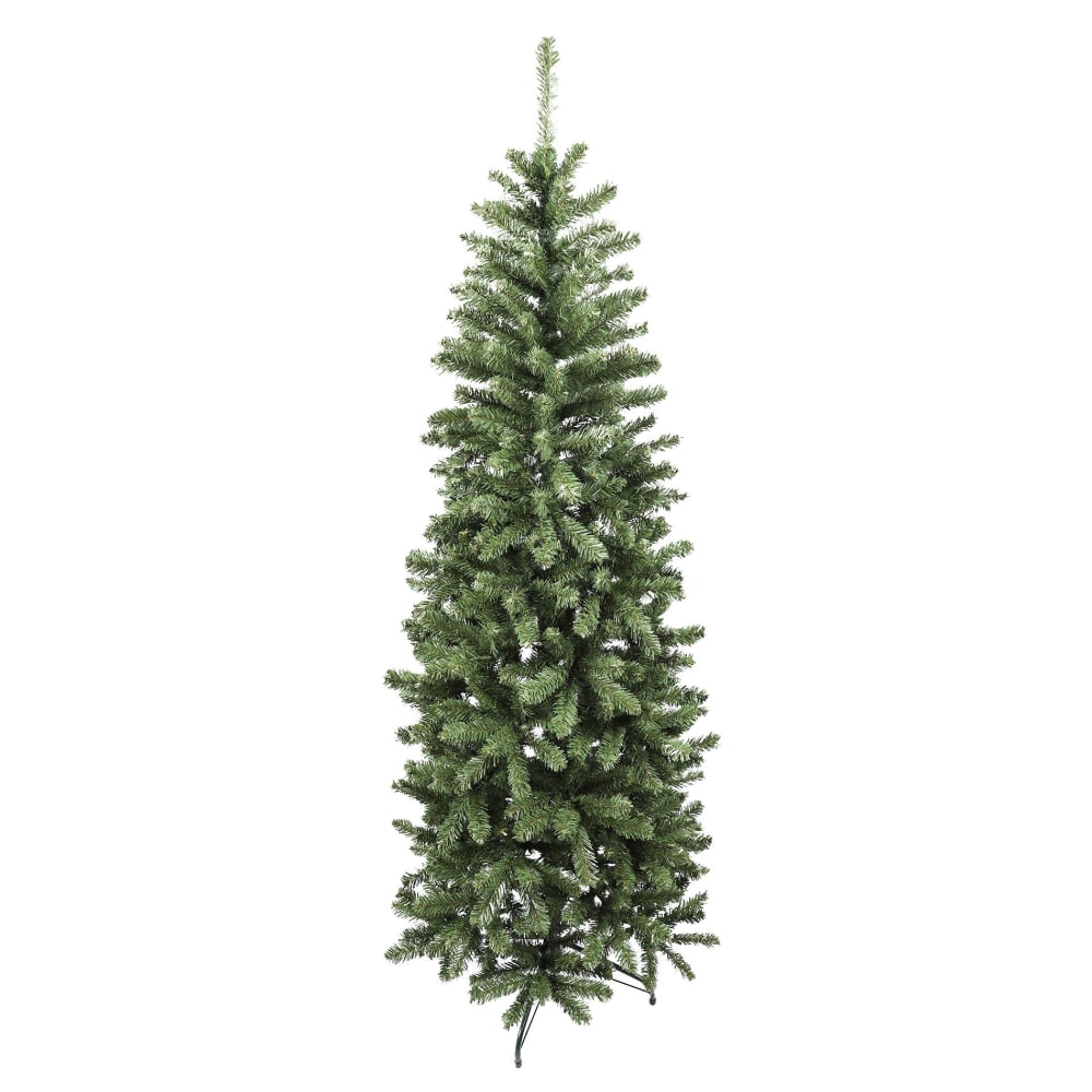 Árbol de navidad artificial 963 ramas de pvc verde alt. 210 cm