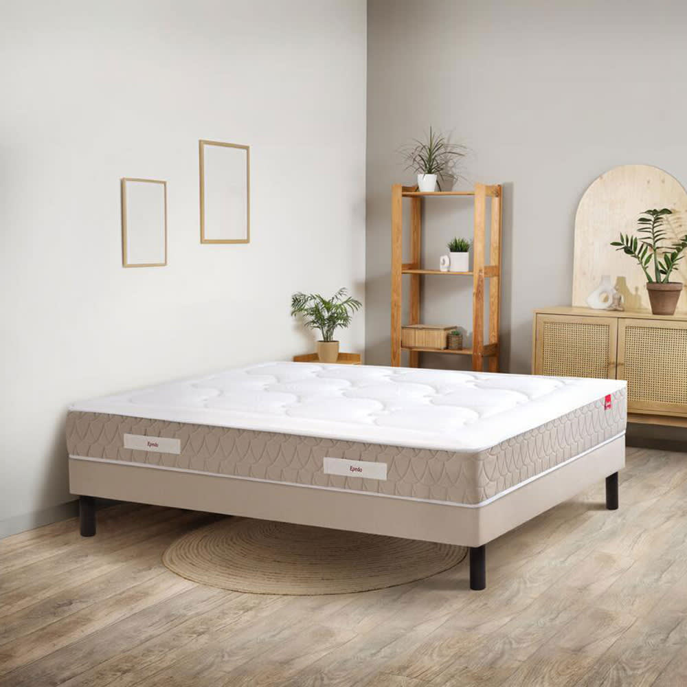Matelas à ressorts et latex, accueil équilibré - 160x200 cm - Maisons du Monde