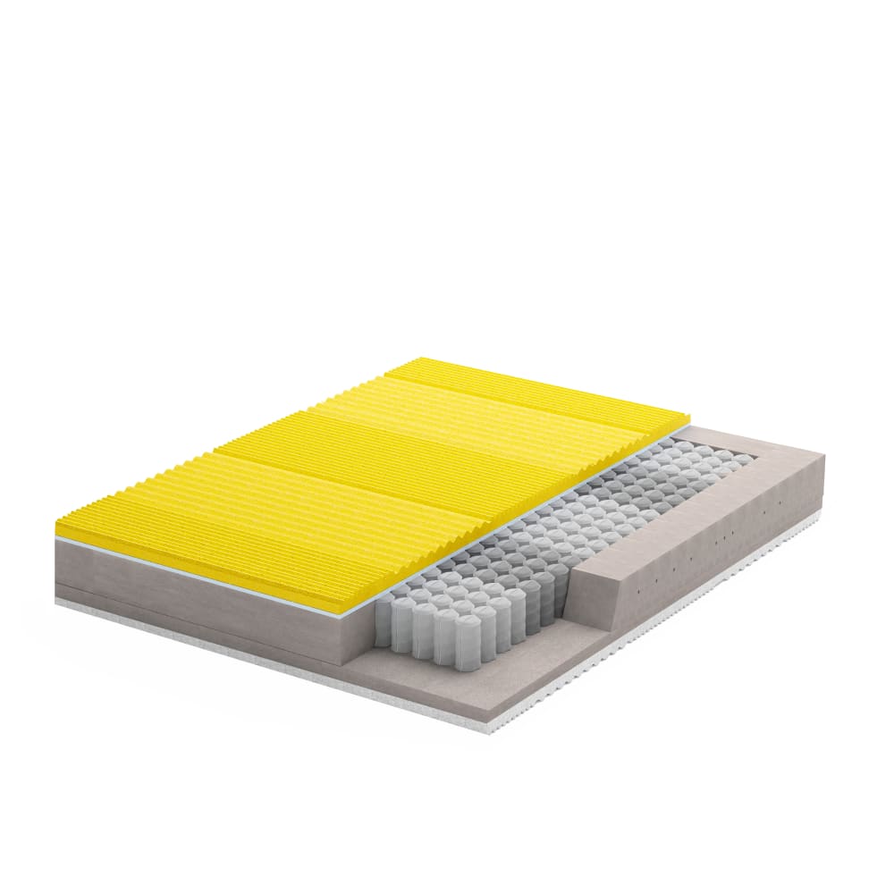 Materasso 800 Molle e Memory Ylang 14 zone Tencel Cool 80x190x25