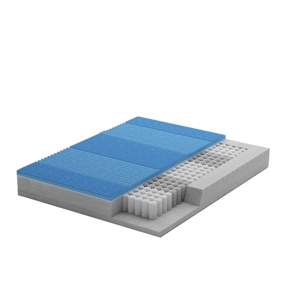 Materasso Molle Indipendenti e Memory Gel 6 cm 13 zone 140x190x25
