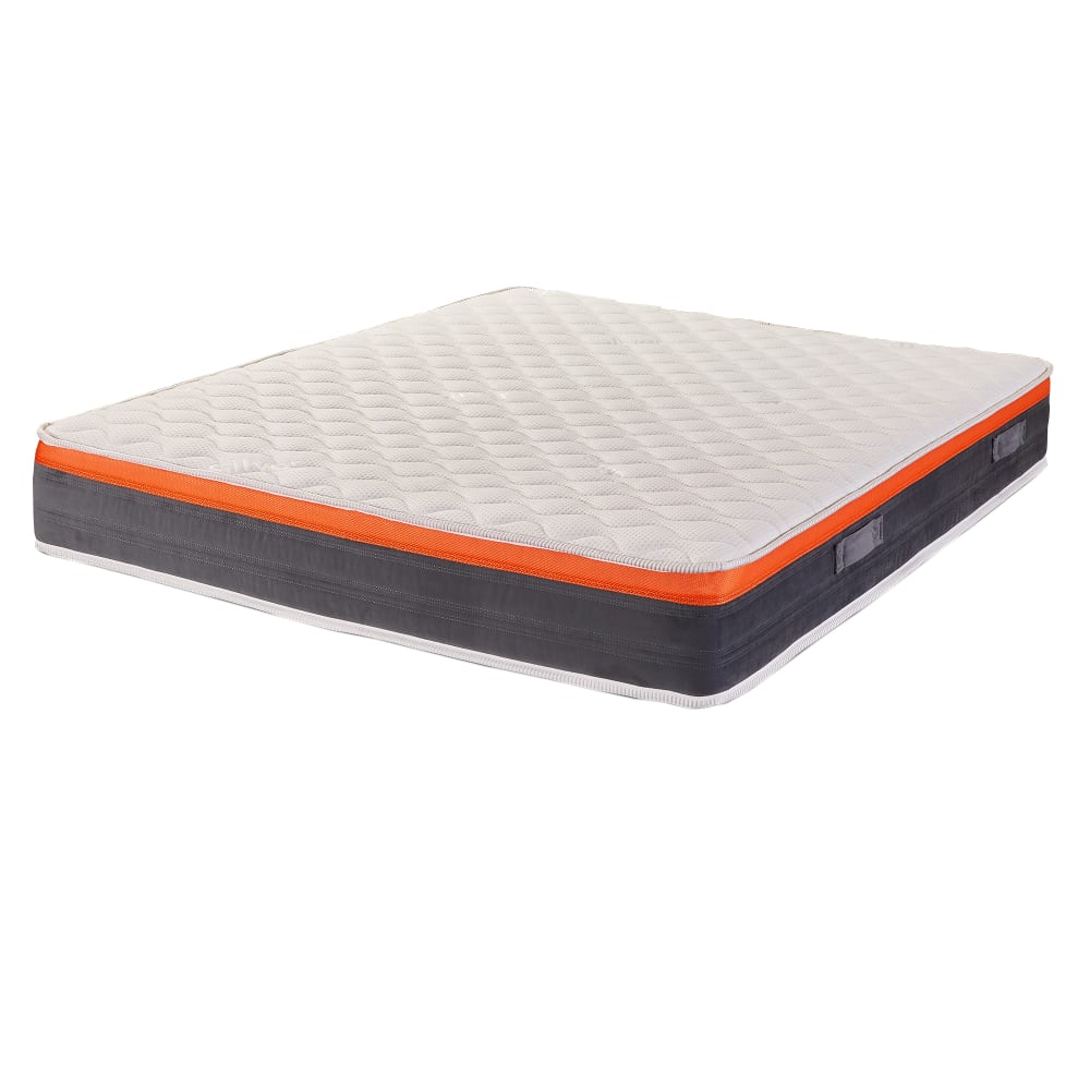 Materasso Memory Ylang 4 Strati 11 zone 120x200x26 - Bianco - Öko-Tex Zertifikat - Spugna