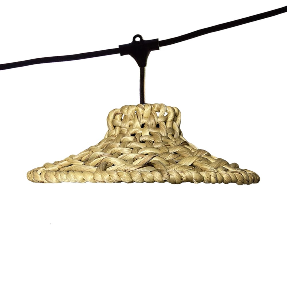 Guirlande lumineuse Jonc de mer Beige 6m