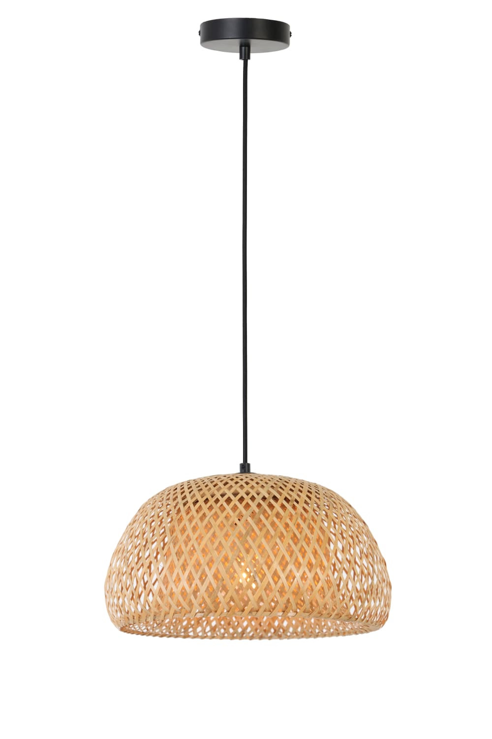 Suspension brun bambou ø36cm — vue 4