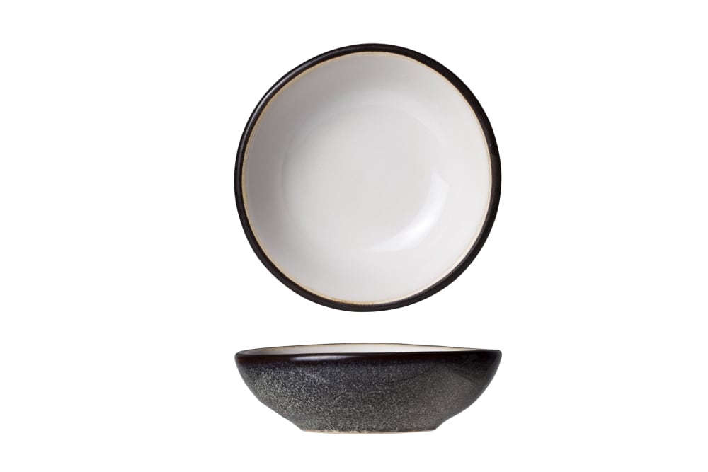 Lot de 12 Coupelles Apéritif en Grès, Blanc, D7Cm