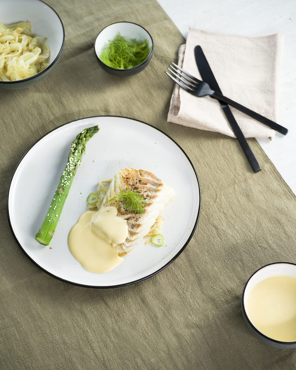 Lot de 12 Coupelles Apéritif en Grès, Blanc, D7Cm - Maisons du Monde