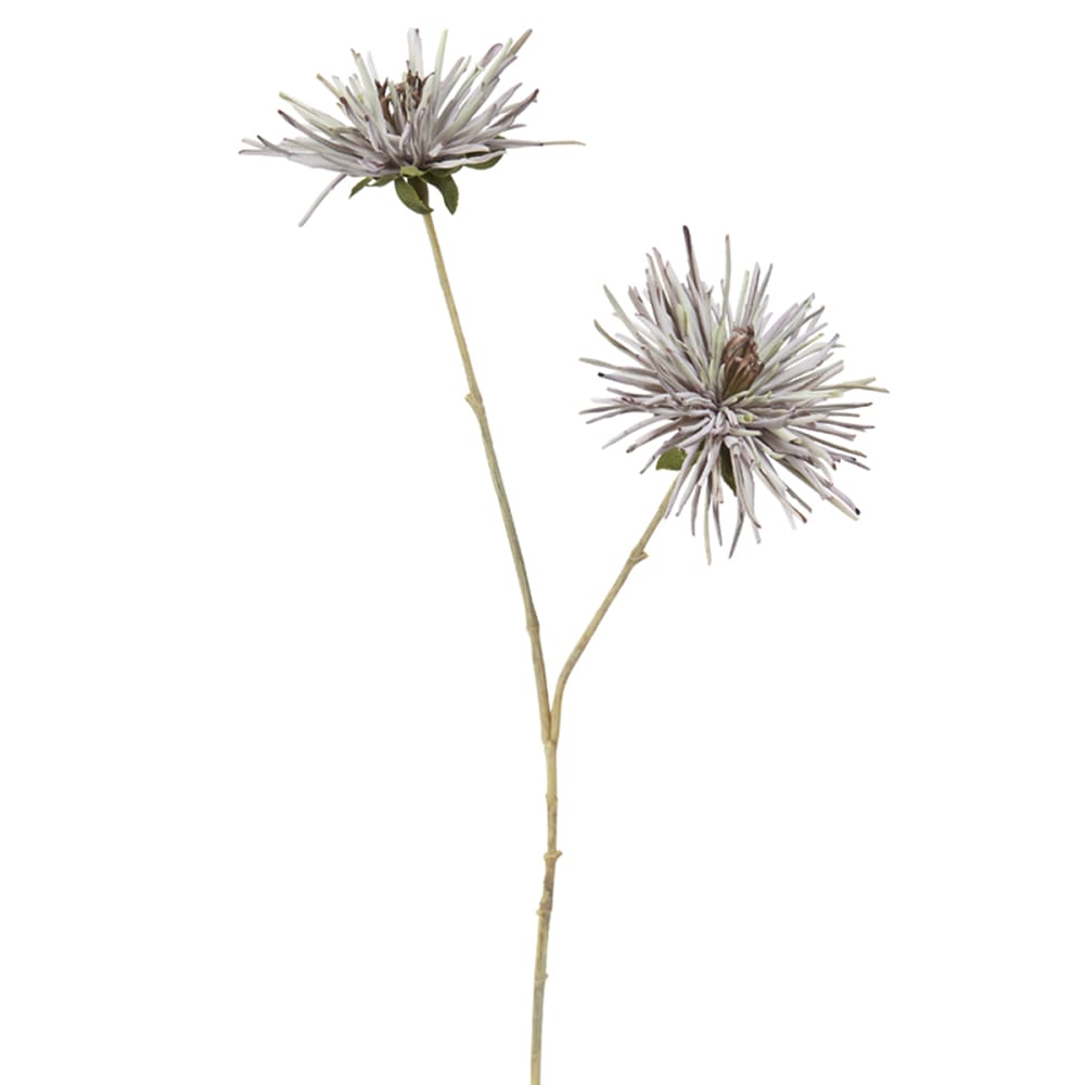 Tige+de+chrysantheme+artificielle+gris+et+vert+H73