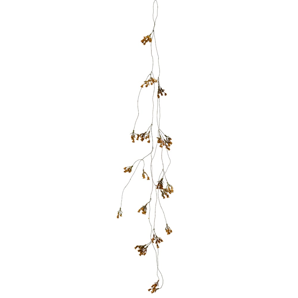 Sia Deco Künstliche Blumen-Girlande zum Aufhängen H60, Orange style modern orange Pvc - Polyvinlychlorid