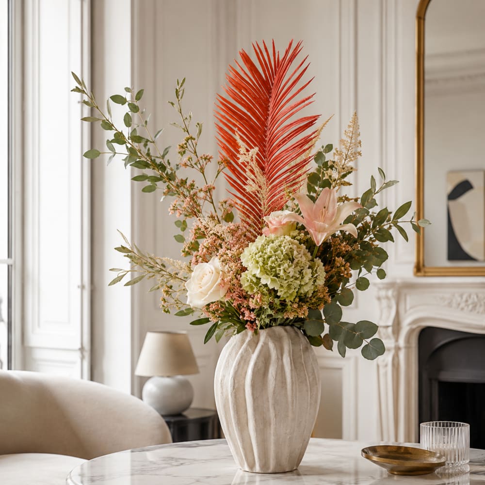 Feuillage de cycas artificiel rouge h50 - Maisons du Monde
